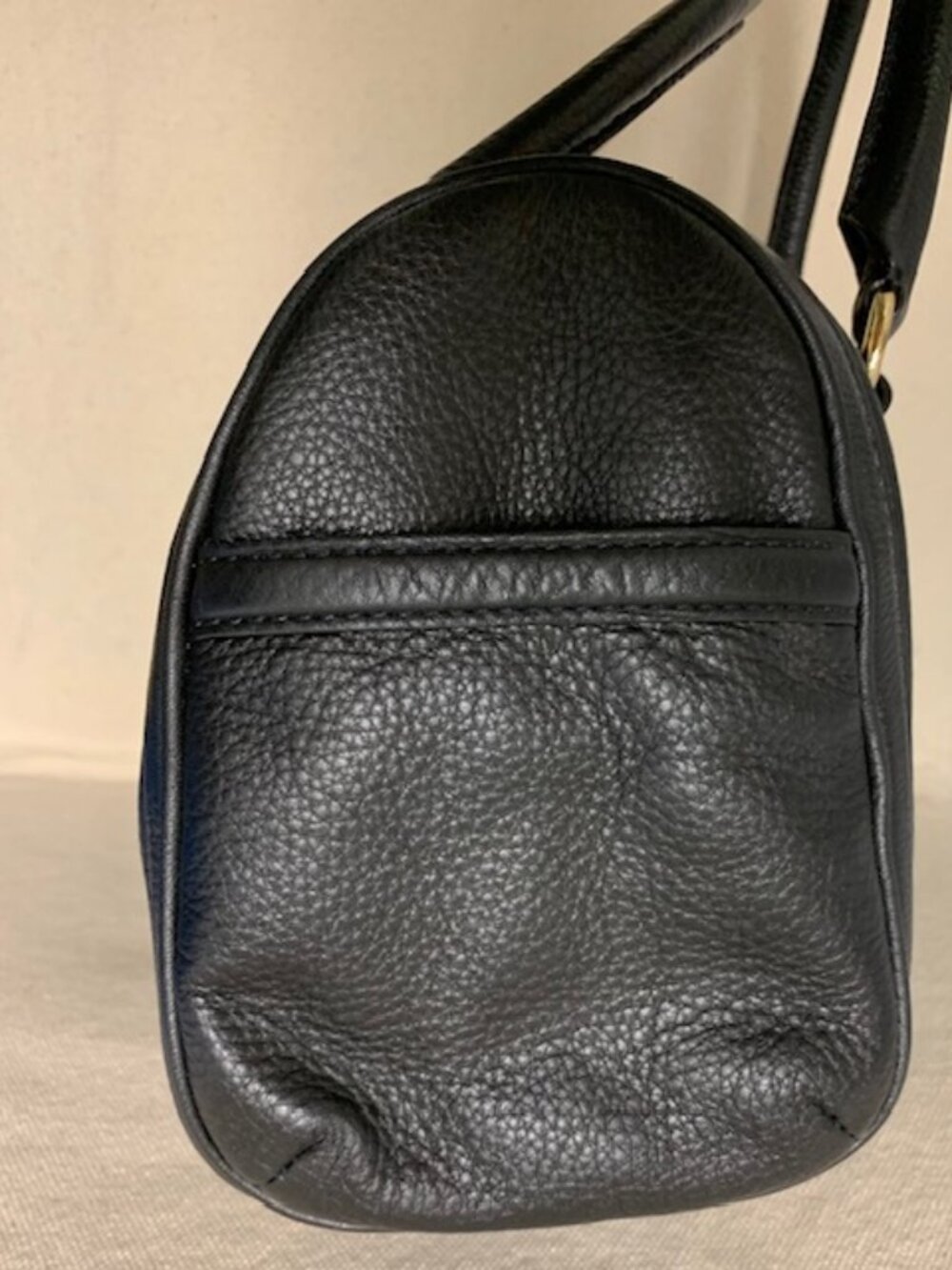 Michael Kors black pebbled leather boston bag Y2K - Picture 11 of 14
